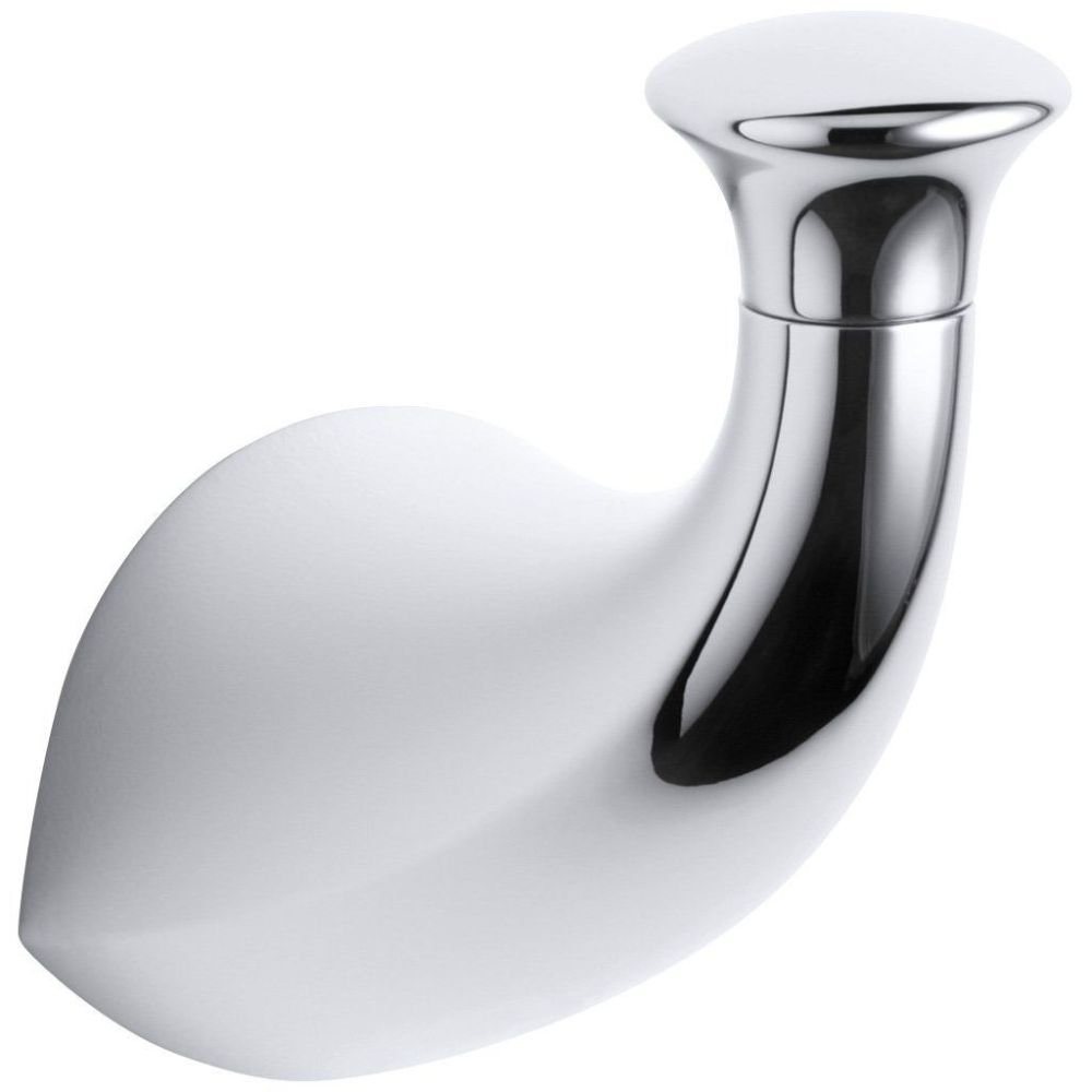 KOHLER K-37055-CP Alteo Single Robe Hook, Polished Chrome - Bath